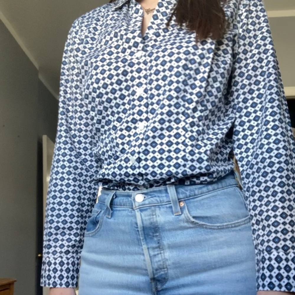 Van Heusen Originals large shirt in blue
